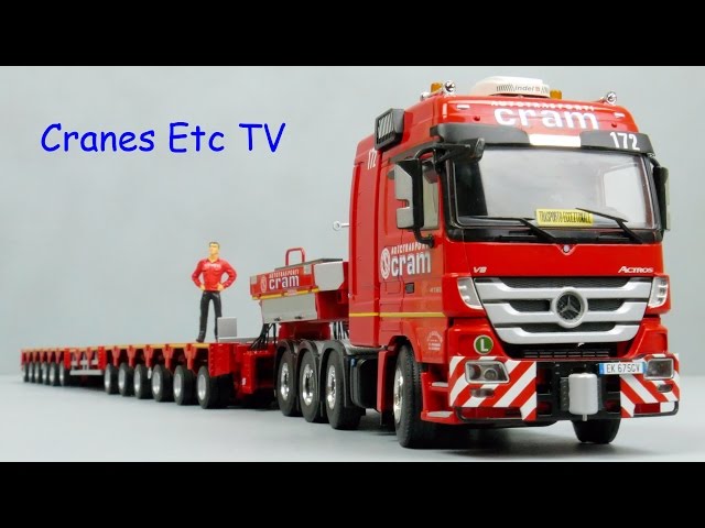 WSI Mercedes-Benz Actros MP3 'CRAM' by Cranes Etc TV - YouTube