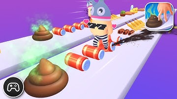 Crushy Fingers - Gameplay Walkthrough Part 3 - Racing Game Levels 32-35 (iOS, Android)