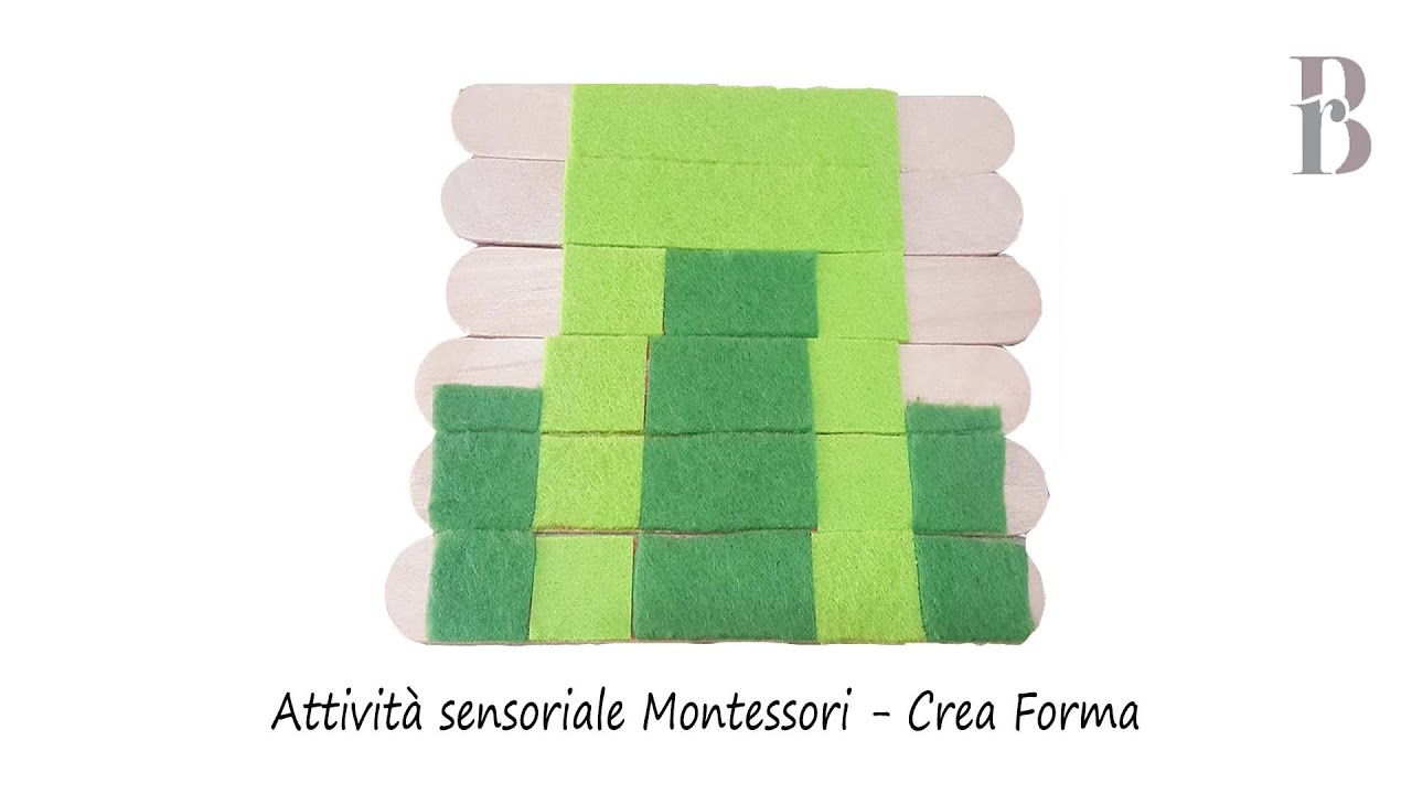 #7 ATTIVITÀ SENSORIALE MONTESSORI - Crea forma