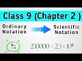 Converting Numbers in Scientific Notation || Exercise 2.1 Class 9th
