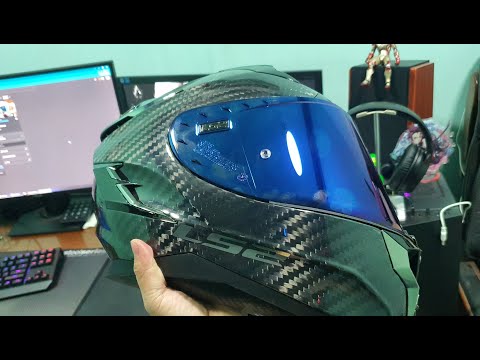 Video Cách chọn size mũ fullface, đập hộp kính tráng gương... - youtube