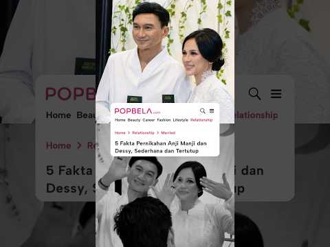 Digelar intim dengan nuansa serba putih, Ini fakta di balik pernikahan Anji dan Dessy.