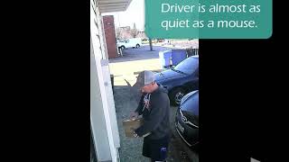 FedEx driver makes "delivery attempt"