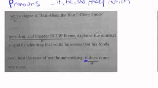 ACT English: pronouns (singular/plural)