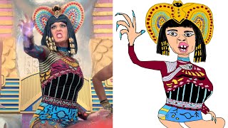 Katy Perry - Dark Horse | Drawing Meme