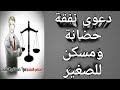 دعوي  نفقه  حضانه ومسكن للصغير