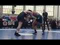 2024 SFU International Open Wrestling 79KG Semi-Final Peter McCrakin vs Cole Sanderson