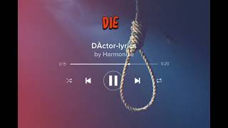 Harmonize - Die (official video lyrics) DActor -lyrics