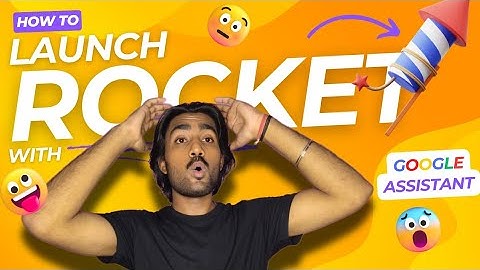 How To Launch Rocket With Google Assistant #arduinoproject