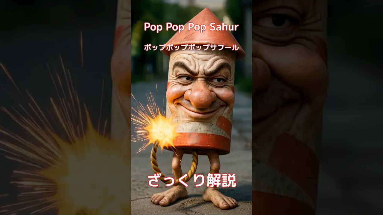 【#italianbrainrot 】Pop Pop Pop Sahur ポップポップポップサフール 【ざっくり解説】