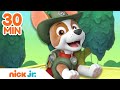 Tracker's BEST Rescues from Danger 🐾 PAW Patrol! | 30 Minute Compilation | Nick Jr.