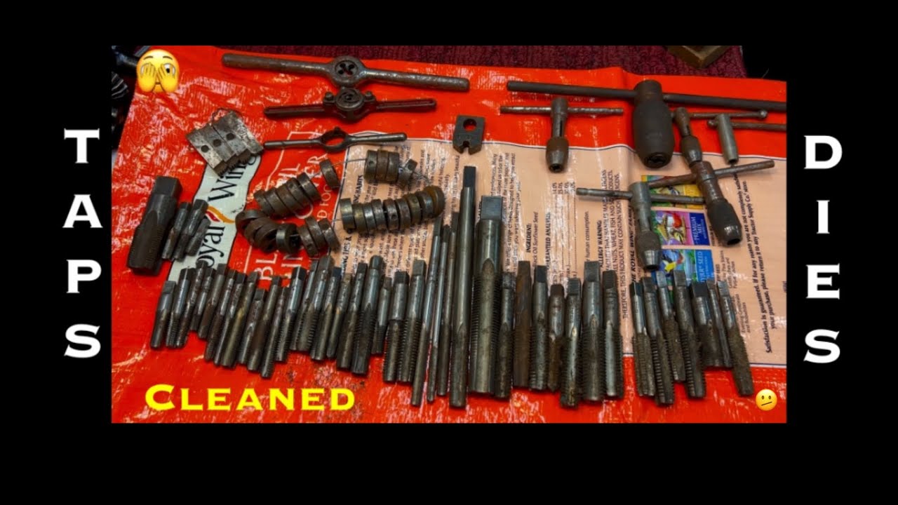 Removing Rust and Cleaning Taps and Dies. YouTube