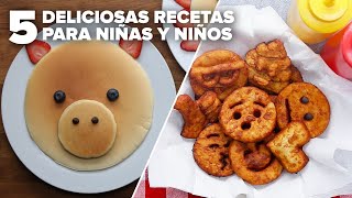 5 Deliciosas recetas para niñas y niños | Bien Tasty - YouTube