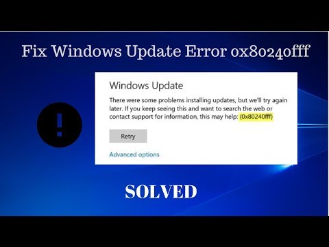 How to Fix Windows 10 Update Error Code 0x80240fff (SOLVED)