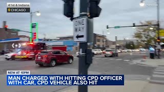 Man charged with hitting officer, squad car with vehicle while fleeing from police in Chatham: CPD