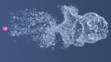 Water Projectile, zero-gravity - Blender 2.82.7 Mantaflow