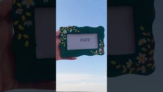 DIY cute photo frame idea | beautiful home decor | #diy #craft #viralvideo