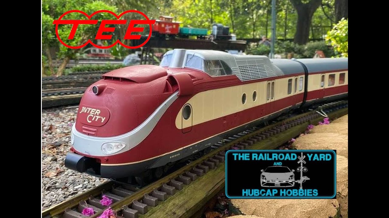 Treasure Hunt Trains PIKO G scale Trans Europe Express set