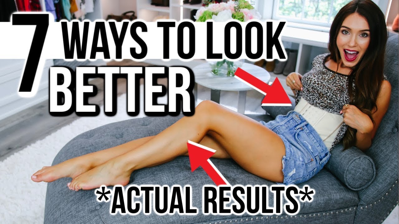 7 REAL Ways To Look BETTER Instantly! *actual results*