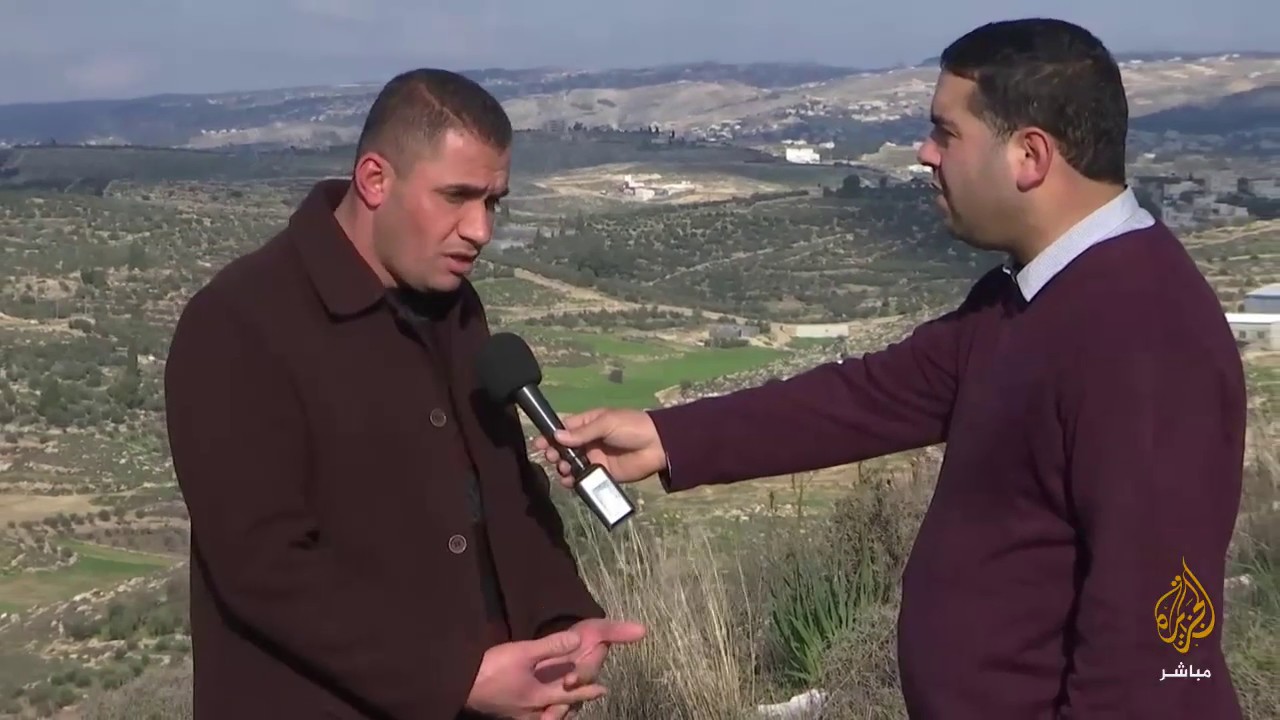 لقاء مع أهالي اذنا الخليل ورصد مصادرة الأراضي من قبل الاحتلال