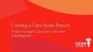 ClassReporter - Creating a Report