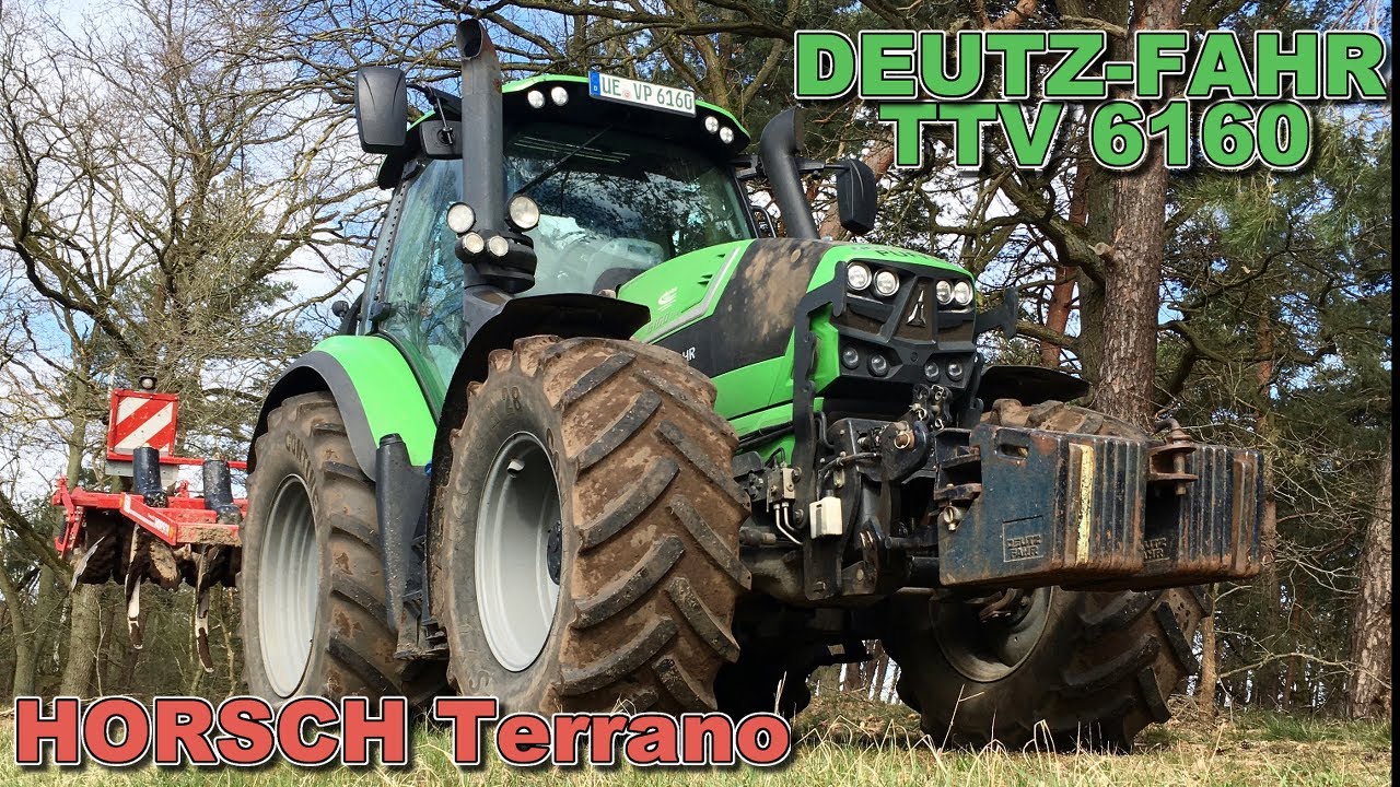 Deutz-Fahr Agrotron TTV 6160 // Horsch Terrano 3FX // Grubbern 2020 // DeutzDonner