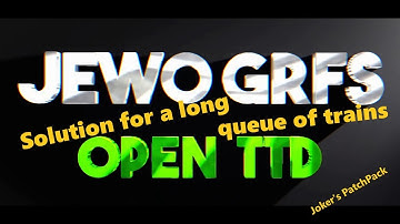 🚅OpenTTD - solution for a long queue of trains - Joker