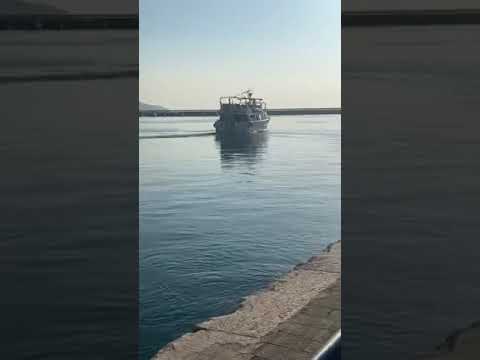 Questa mattina il primo viaggio del traghetto Manfredonia - Isole Tremiti, il video