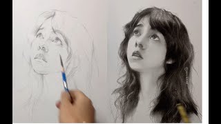 Draw a Portrait of Girl Using Reference Photo14