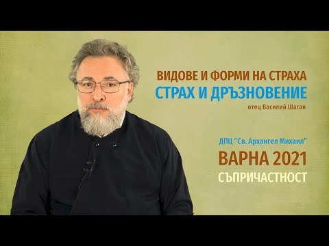 Видове и форми на страха. Страх и дръзновение. отец Василий Шаган