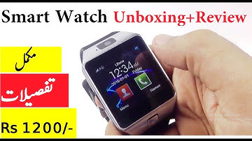 DZ09 GSM Bluetooth & Android Smart Watch Unboxing/Review Urdu Hindi