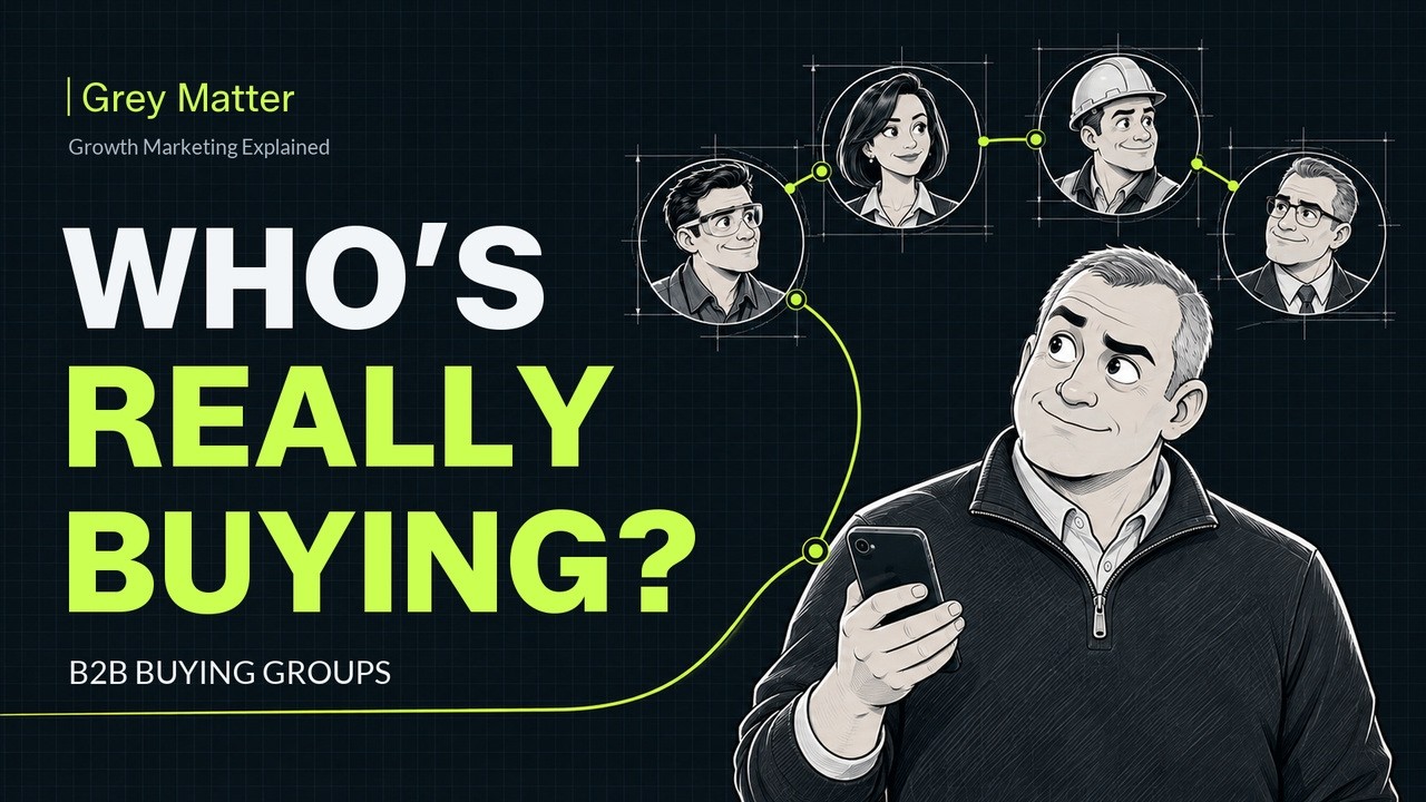 Video thumbnail: Who's Actually Buying? The B2B Buying Committee in Manufacturing
