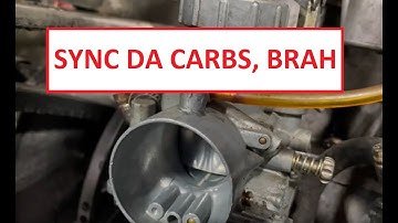 Polaris Indy 440 Carb Sync Throttle Slide and Idle Setting Using Drill Bits