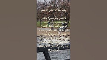 الشيخ سعد الغامدي ماتيسر من سورة التين