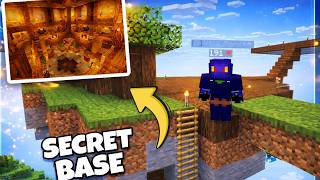 I Built a SECRET Base in Hypixel SkyBlock!