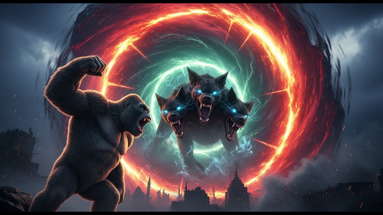 KONG vs CERBERUS – Apocalypse Battle | Full Cinematic Fight