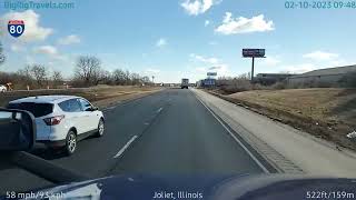 BigRigTravels LIVE | Joliet, IL to Grovertown, IN (2/10/23 9:39 AM)