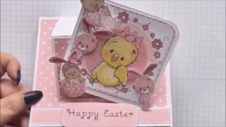 Cute Easter Card Made Using Free Downloads from Tattered Lace Wealth