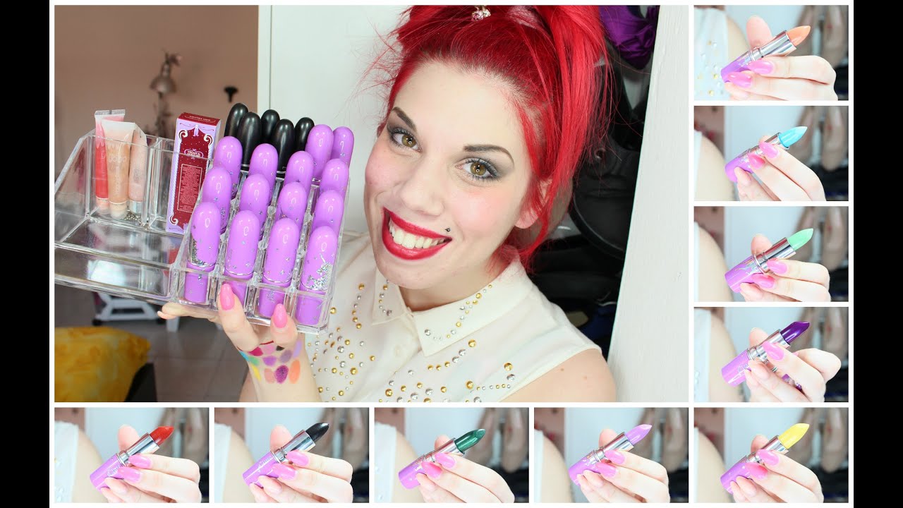 Haul/Swatch♡LimeCrime♡OpaqueLipstick