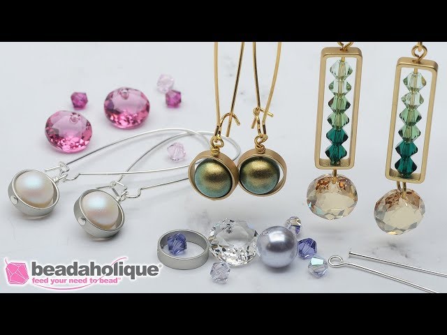 How to Make the Elegant Bead Frame Earring Duo Kits by Beadaholique