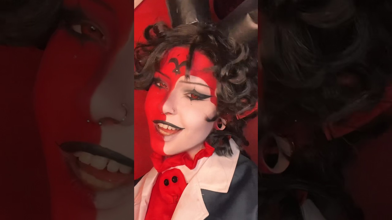 can’t wait for the new episodes to be released !! #cosplay #makeup #helluvaboss #cartoon #blitz