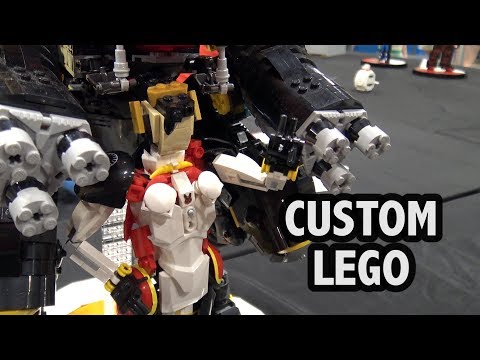 D.Va and Meka LEGO Figures from Overwatch | Brickworld Chicago 2018