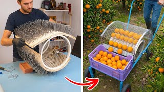 DIY Juicer and Garden Tools from Scratch 🌿🍹