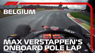 Max Verstappen's Onboard Pole Lap | 2021 Belgium Grand Prix | Pirelli