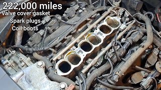 2009-14 nissan maxima valve cover gasket, spark plugs, coil boots replacement 09 Nissan Maxima Engine