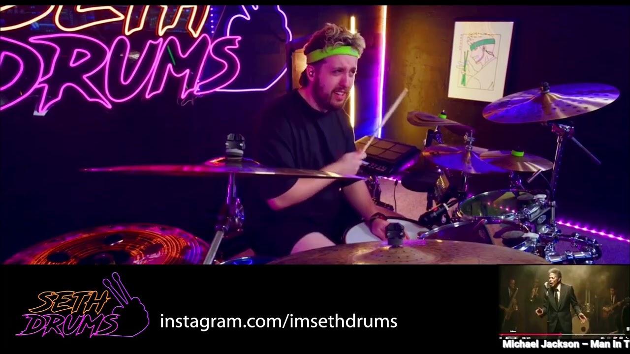 "Man In The Mirror" (Michael Jackson) reinterpreted as Blues/Soul – Seth Davis – @imsethdrums