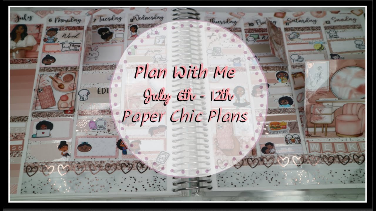 Plan With Me| Paper Chic Plans // Blush | PlanWithAds