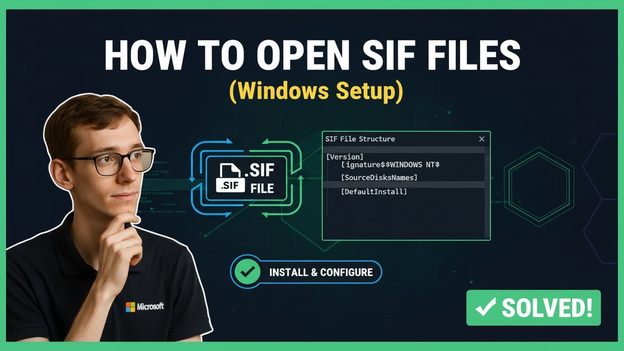 Sif File Format Note Pad How to Open SIF Files (Windows Setup) - YouTube