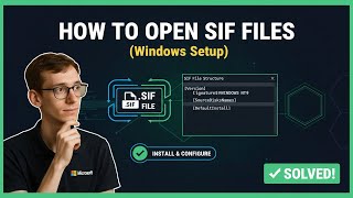 كيفية فتح ملفات SIF (إعداد ويندوز) screenshot 1
