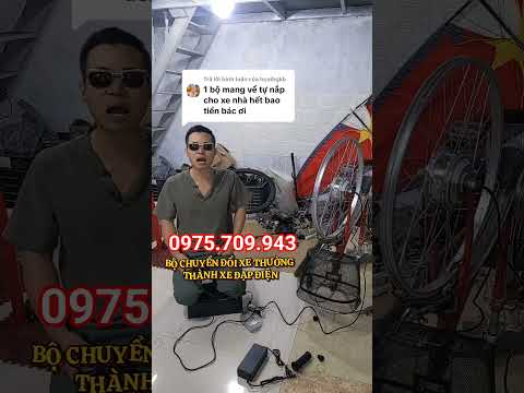 Bộ chuyển đổi xe đạp điện xe đạp trợ lực #xedaptroluc #xedap #xedapdien #xedapdienhocsinh